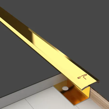 T Profile Stainless Steel Trim - Decorative Patti for Tiles and Floors