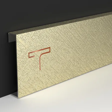 Robust skirting profiles for durable wall and floor joints