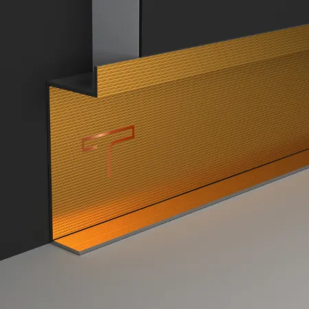 Corrosion-resistant skirting board profiles for lasting protection