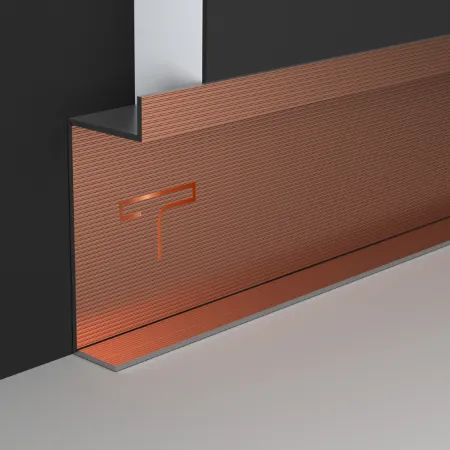PVD patti, a perfect finishing touch on skirting board profiles