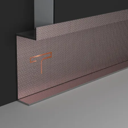 Skirting board profiles with PVD patti for a professional look