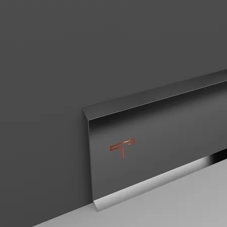 Stainless steel skirting profile