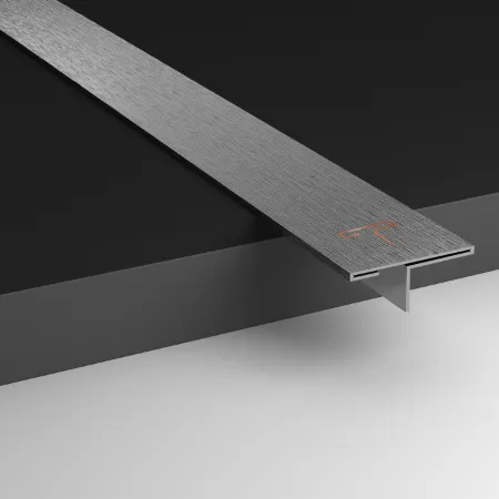 T Profile for Tiles in Straight Line Design, ideal for Floor Transitions