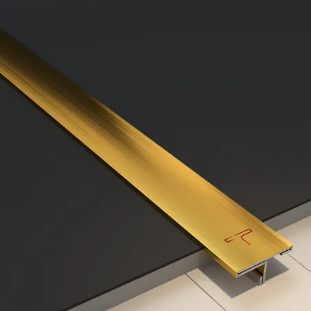 Sleek stainless steel t patti and t profile for sophisticated interiors