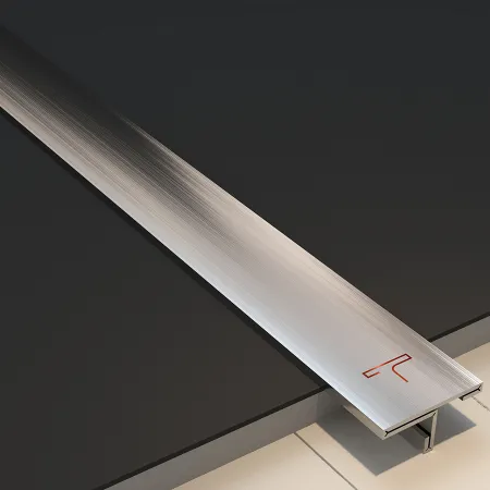     Durable SS t patti and t profile with silver mesh finish for wall accents