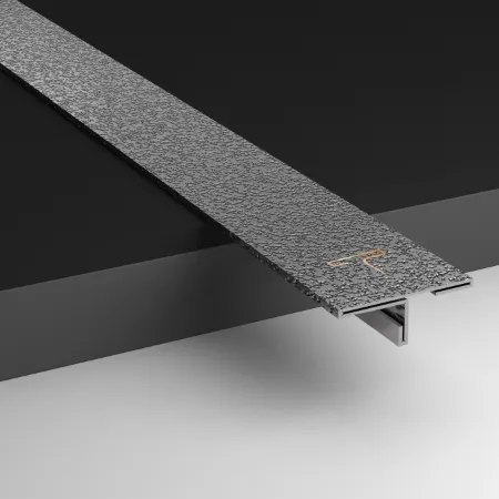 A robust t patti and t profile in stainless steel for walls