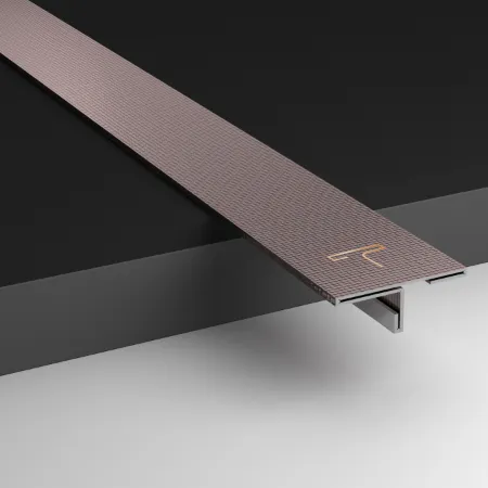 T patti or t profile for elegant wall accents and floor joints