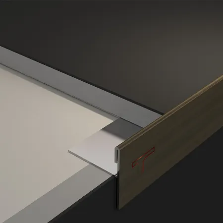 Premium trim for walls and floors: SS T Patti