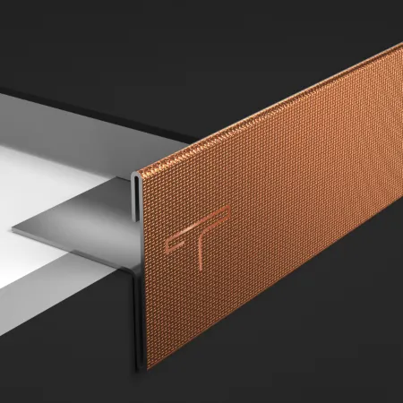 Premium trim for walls and floors: SS T Patti