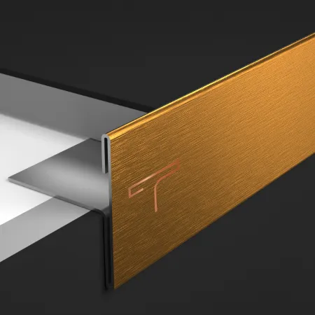 Premium SS T Patti with golden satin finish for interiors