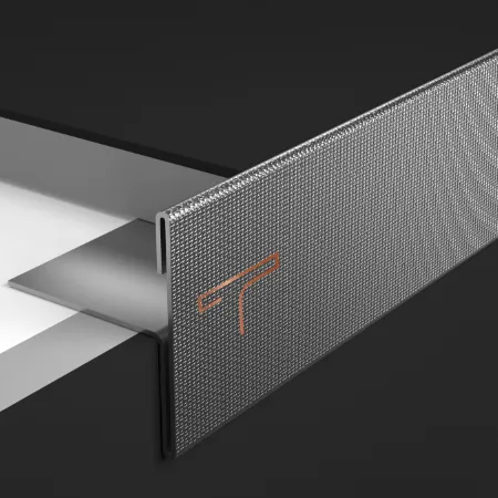 Decorative T Profile in Silver Mirror Finish, ideal for Wall Panel Joints