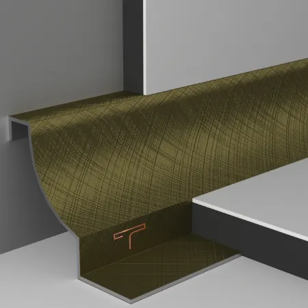 Metal tile trims corners