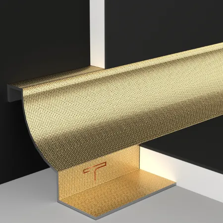 Metal tile trims corners