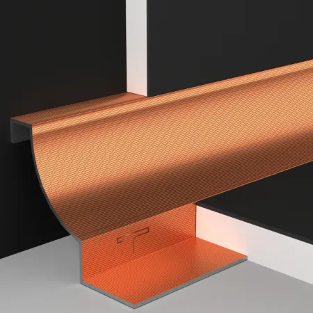 Metal tile trims corners