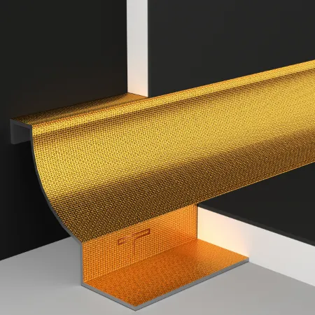 Metal tile trims corners