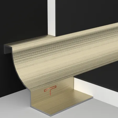 Metal tile trims corners