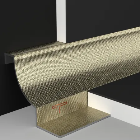 Metal tile trims corners