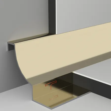 Metal tile trims corners