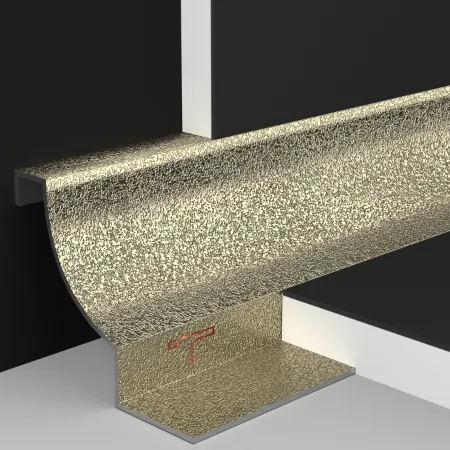 Metal tile trims corners