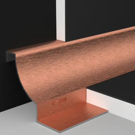 Metal tile trims corners