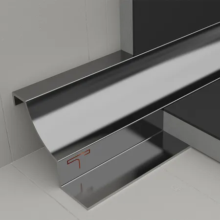 Metal tile trims corners