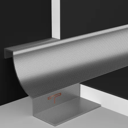 Metal tile trims corners