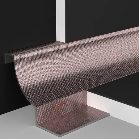 Metal tile trims corners