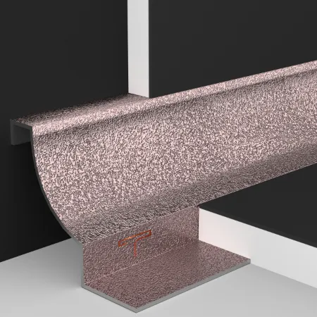 Metal tile trims corners